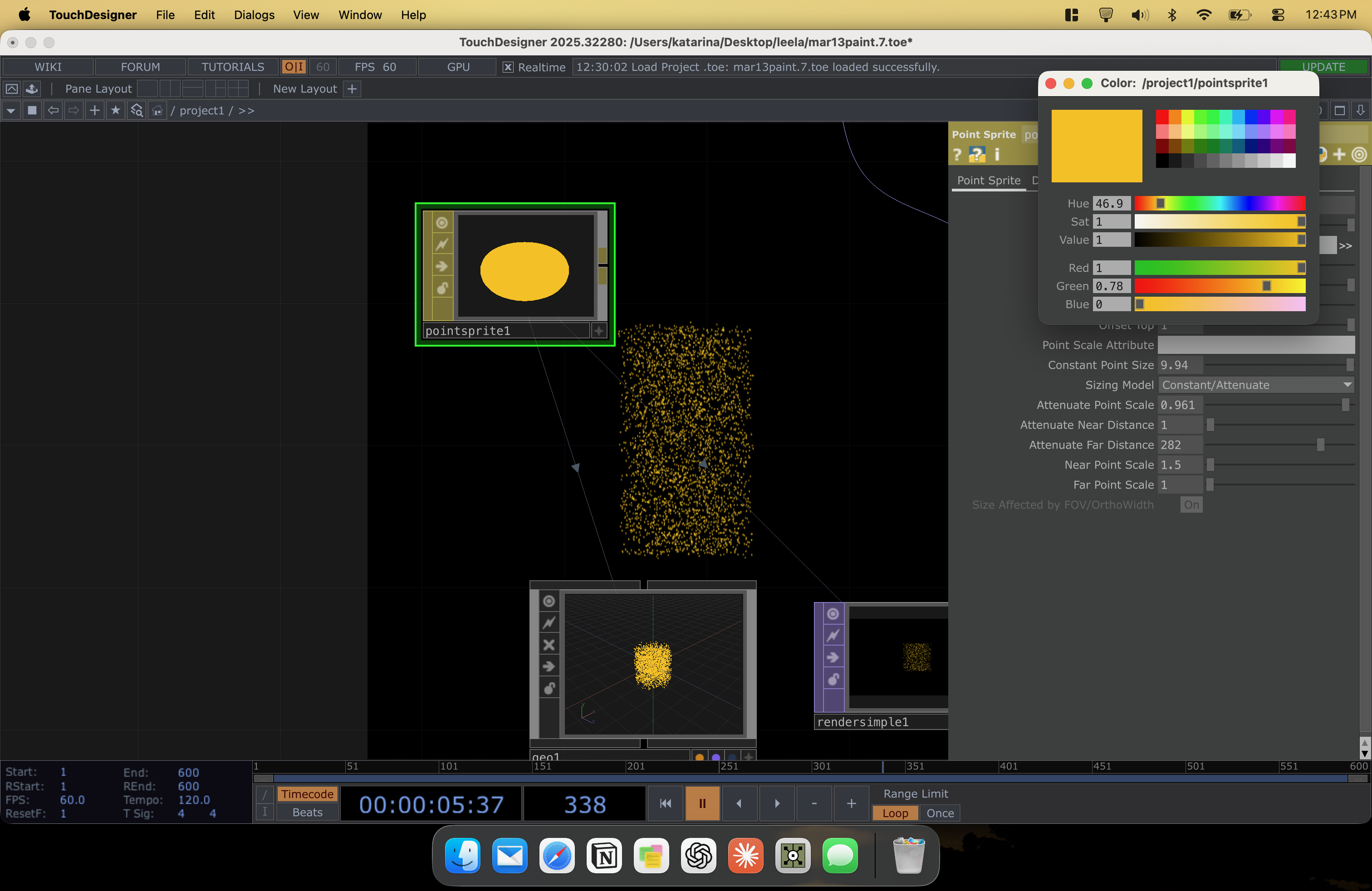 Prototyping screenshot